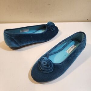 FLEXUS Roseloud Vintage  Velvet Slipper size 38